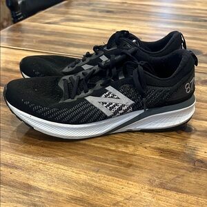 New Balance Black and White Athletic Sneakers